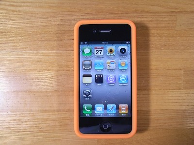 iPhone4シリコンジャケット