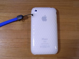 iPhoneとストラップ