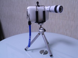 iphone用8倍望遠レンズ