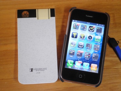 KYBER SmartNoteとiPhone KYBER SmartNoteとiPhone