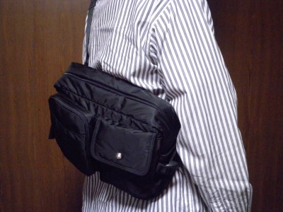 STEELONショルダーバッグをボディバッグに STEELONショルダーバッグをボディバッグに