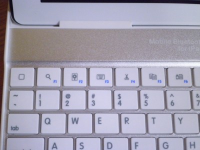 【HAIKAU】 ニューモデル iPad2 bluetoothキーボードのファンクションキー左側