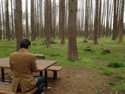 公園でノマドしてみた。