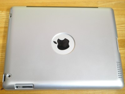 「NoteBookCase for iPad2」の上蓋面。 「NoteBookCase for iPad2」の上蓋面。