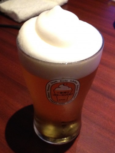 サンダーバードカフェの特製ジェットモグラ・ビール サンダーバードカフェの特製ジェットモグラ・ビール