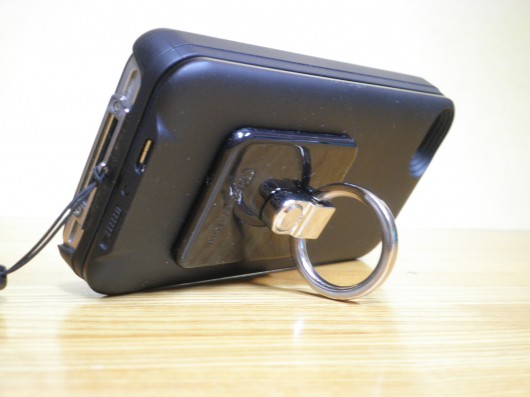 Bunker Ringのリング部分をスタンド代わりに Bunker Ringのリング部分をスタンド代わりに