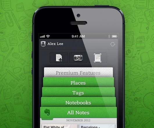 evernoteがVer5にアップデート！