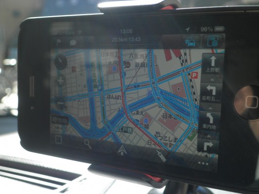 Mapfan+に渋滞情報追加でiPhoneカーナビ化が劇的向上
