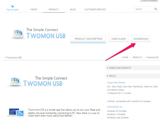 twomon USBの公式サイト